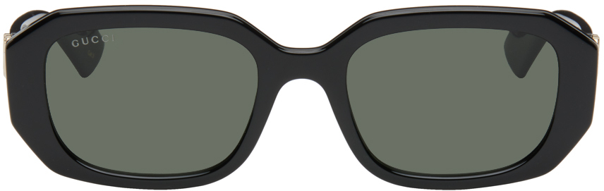 Tortoiseshell Rectangular Sunglasses