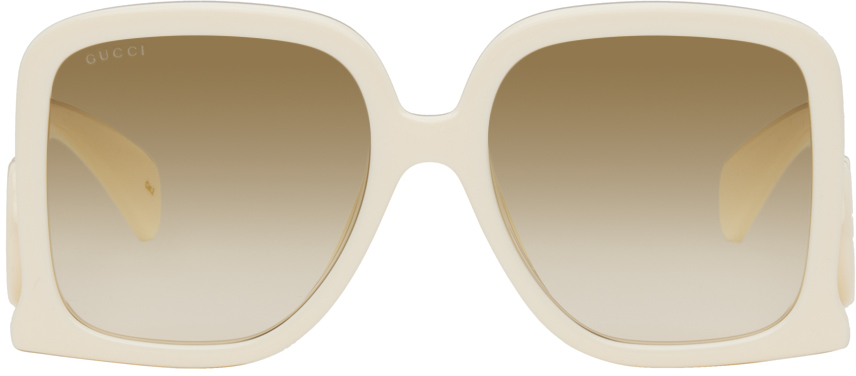 Off-White Oversized Square Side Bar Acetate Sunglasses