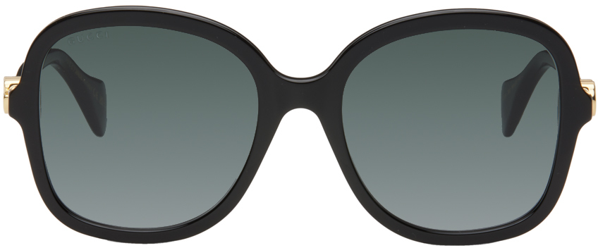 Gucci Black Oversize Square Sunglasses
