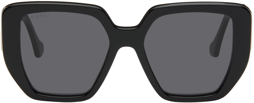 Black Oversized Square Sunglasses