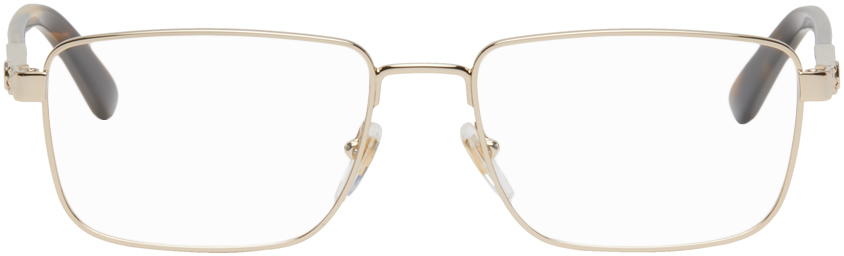 Gold Rectangular Glasses