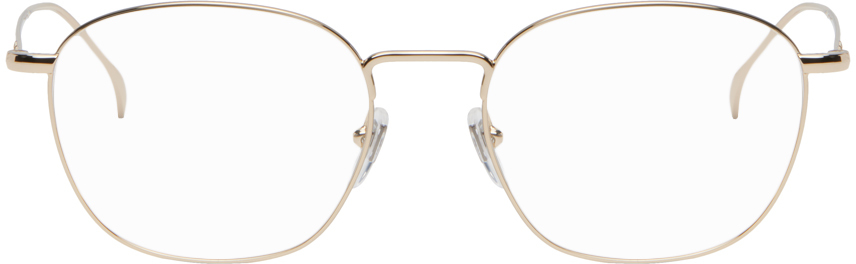 Gucci gold hotsell round glasses