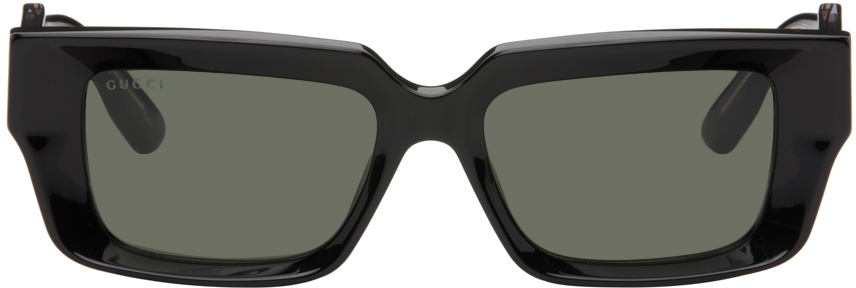 Black Rectangular Sunglasses