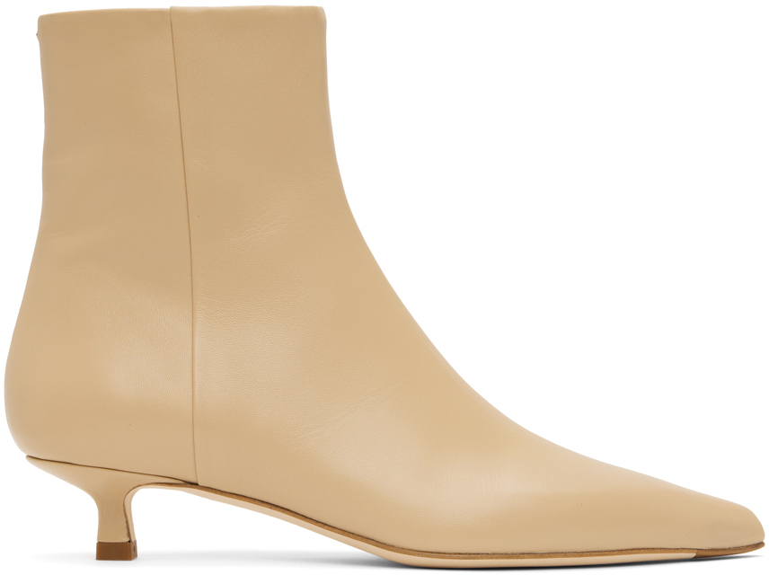 【関税込み】Aeyde ベージュ Sofie ブーツ Beige Sofie Boots by Aeyde on Sale