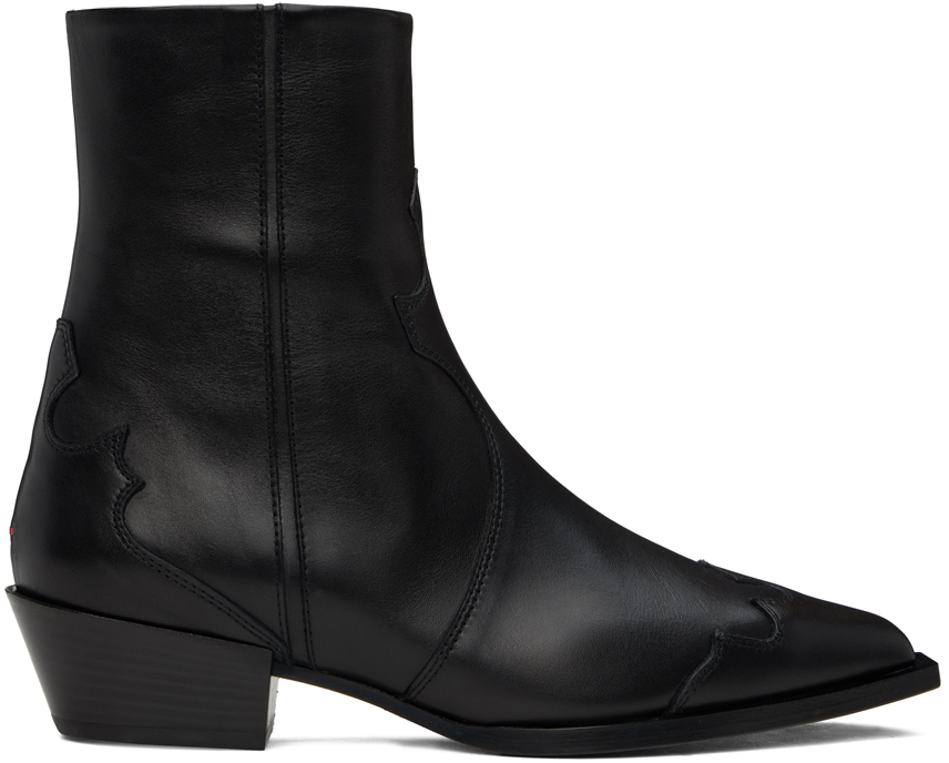 Black Hester Cowboy Boots