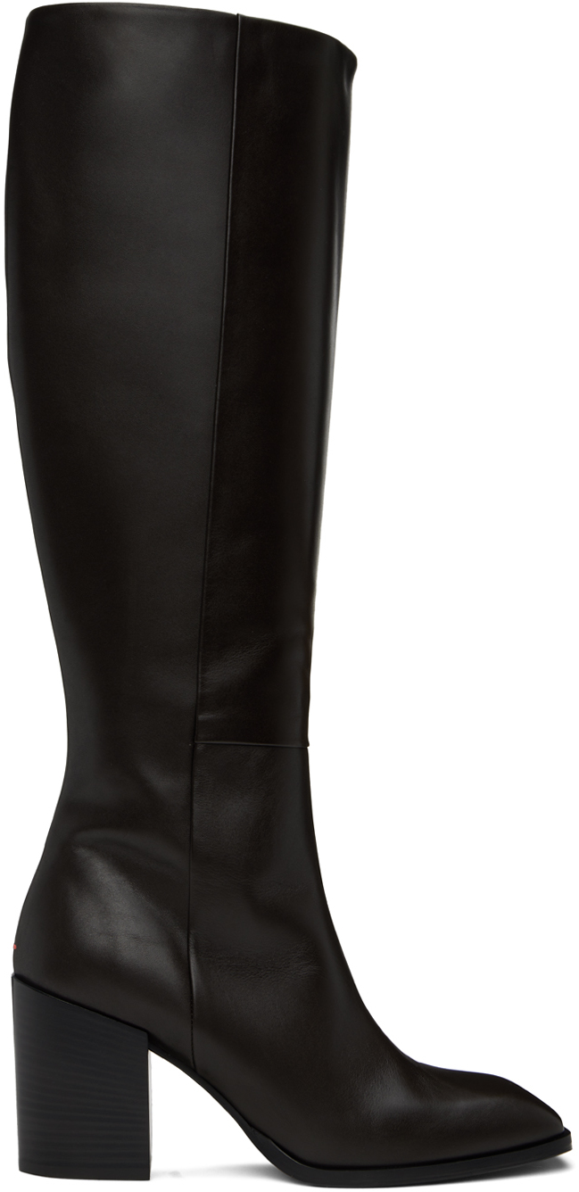 Brown Teresa Knee-High Boots