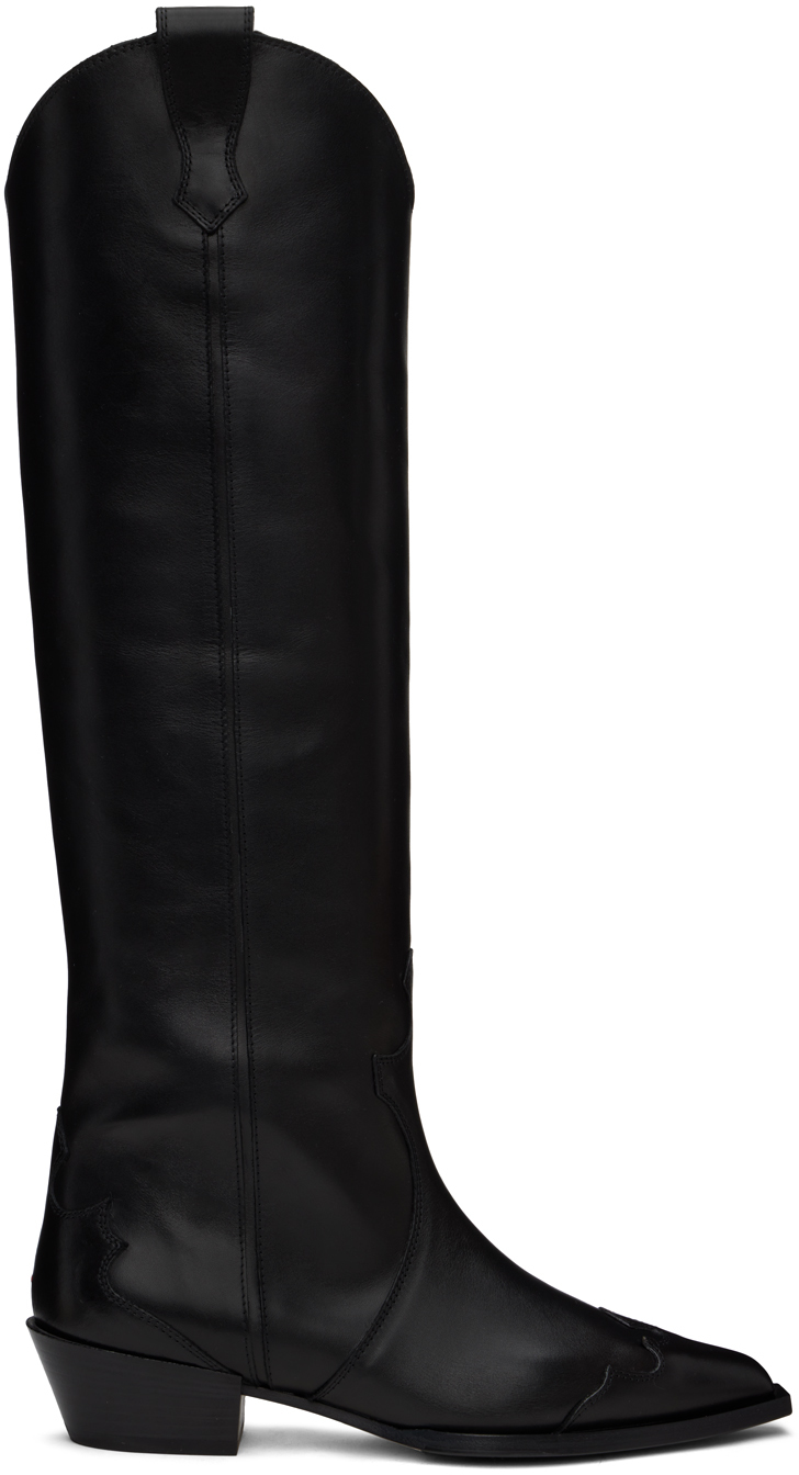 Black Aruna Tall Boots