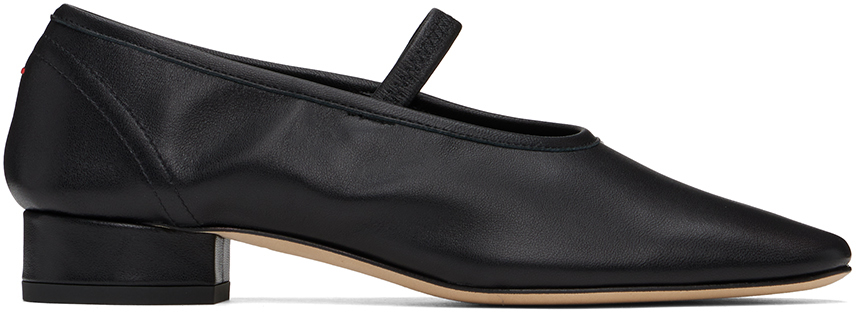 Black Pippa Ballerina Flats