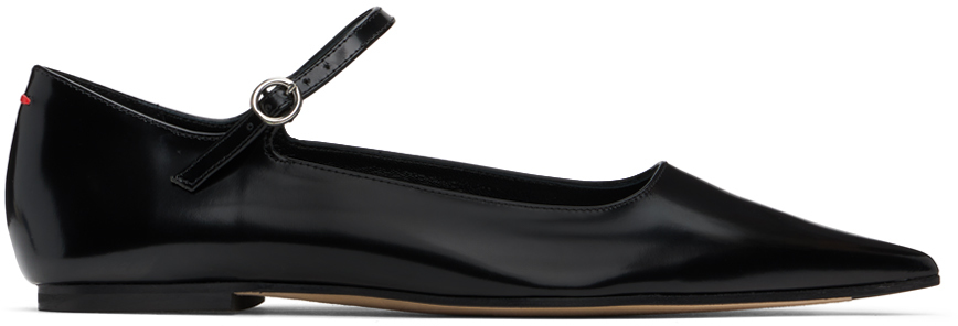 Black Cleo Ballerina Flats