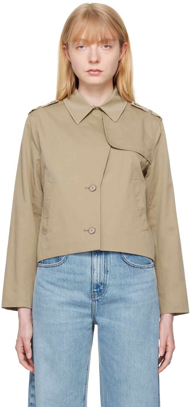 Shop Frame Khaki Button Jacket