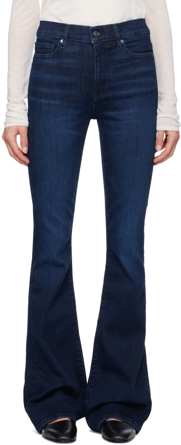 Frame Blue 'le High Flare' Jeans In Dante