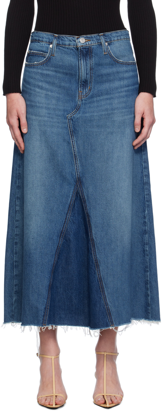 Blue 'The Dorothy' Denim Maxi Skirt