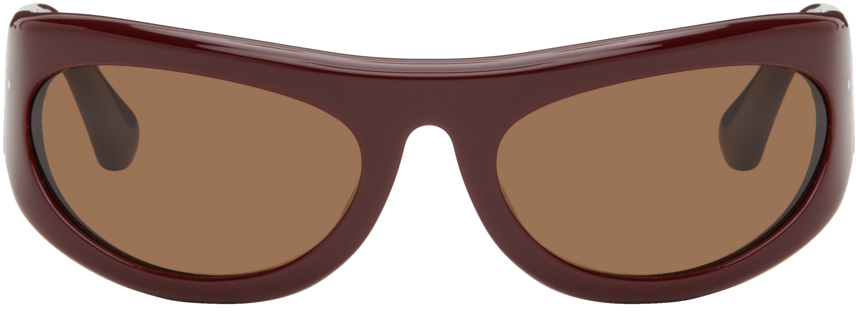 Burgundy Safaa Sunglasses