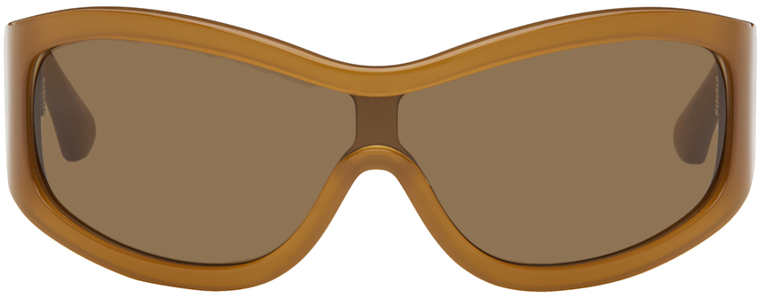 SSENSE Exclusive Brown Ice Studios Edition Nunny Sunglasses