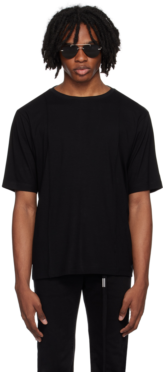Black Creased T-Shirt