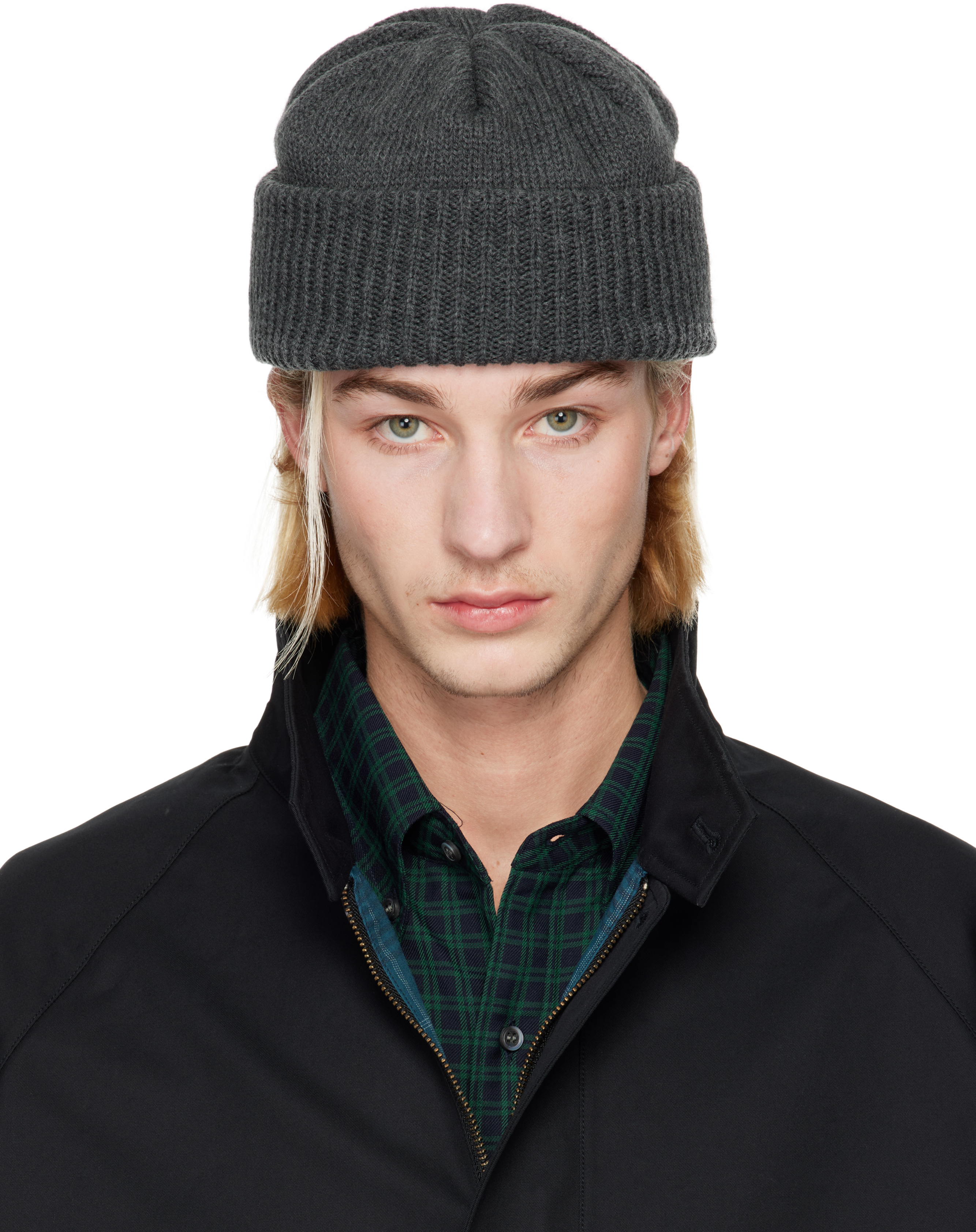 NANAMICA GRAY WINDSTOPPER BEANIE 