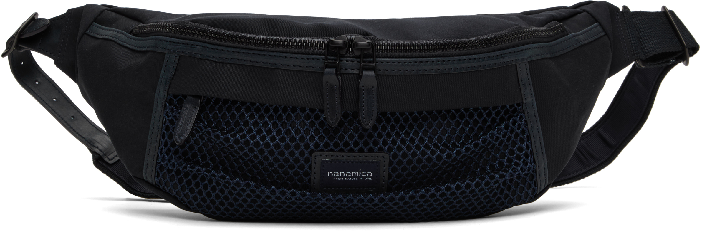 NANAMICA NAVY WATER REPELLENT BELT BAG 