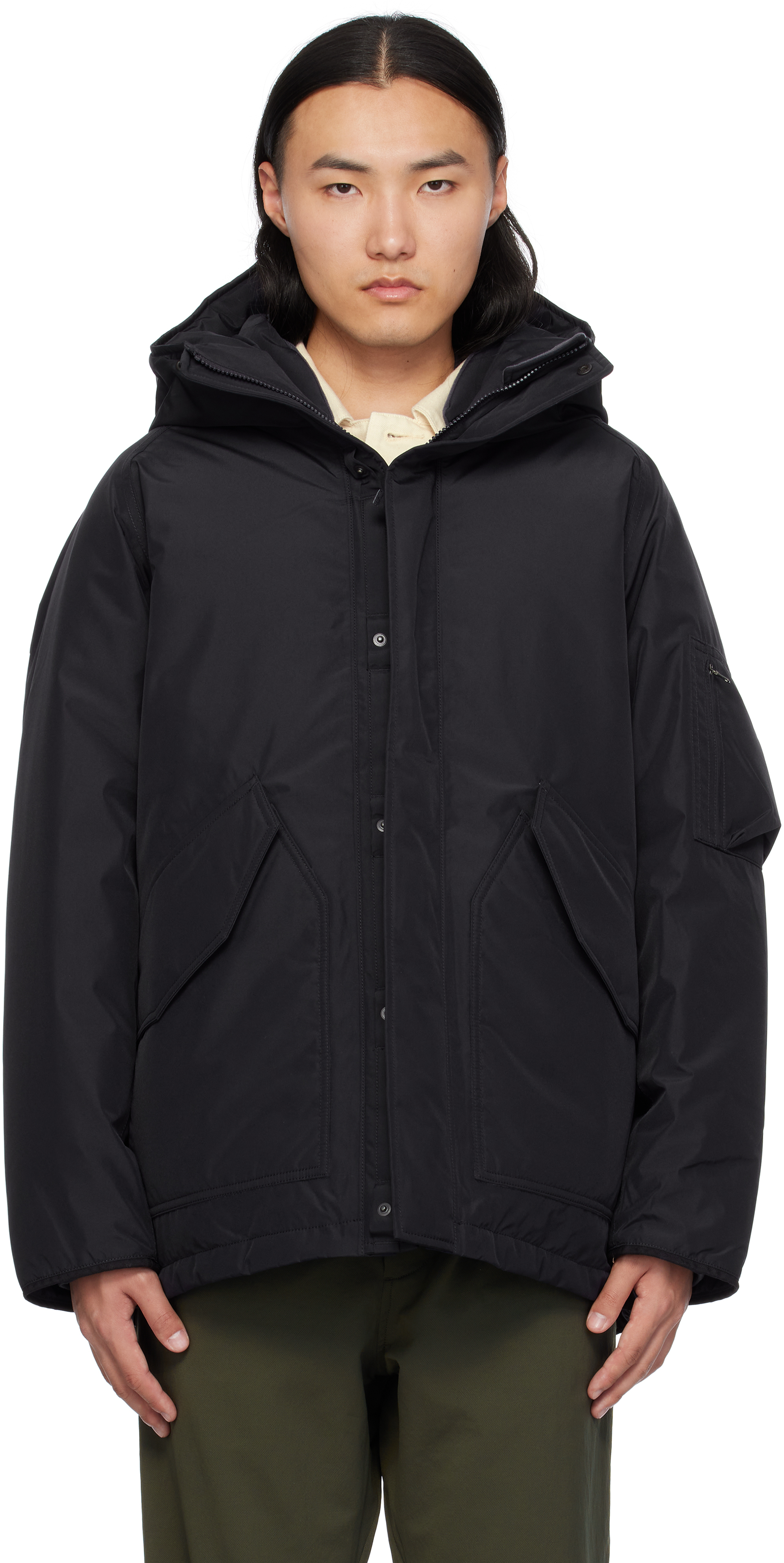 Nanamica Navy GORE TEX Down Coat