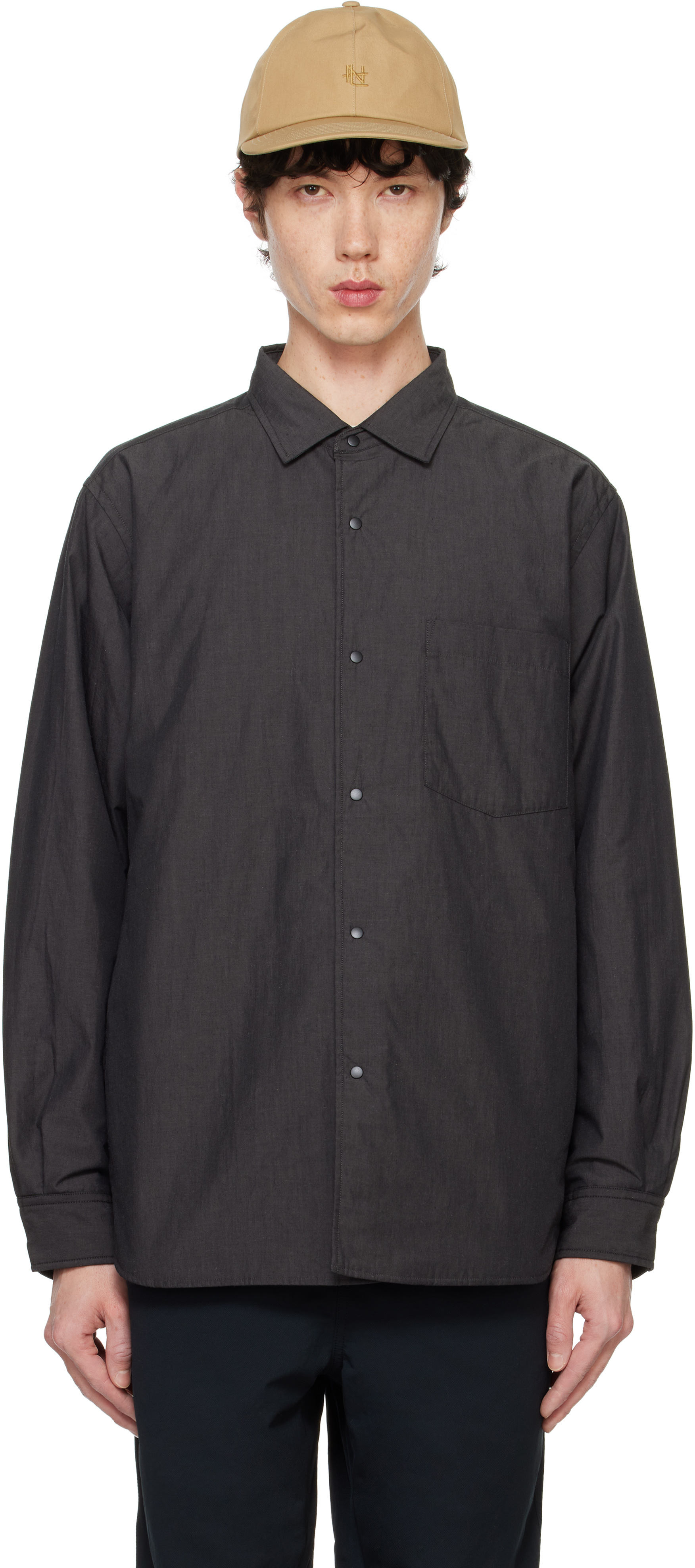 Navy Insulation Shirt Jacket