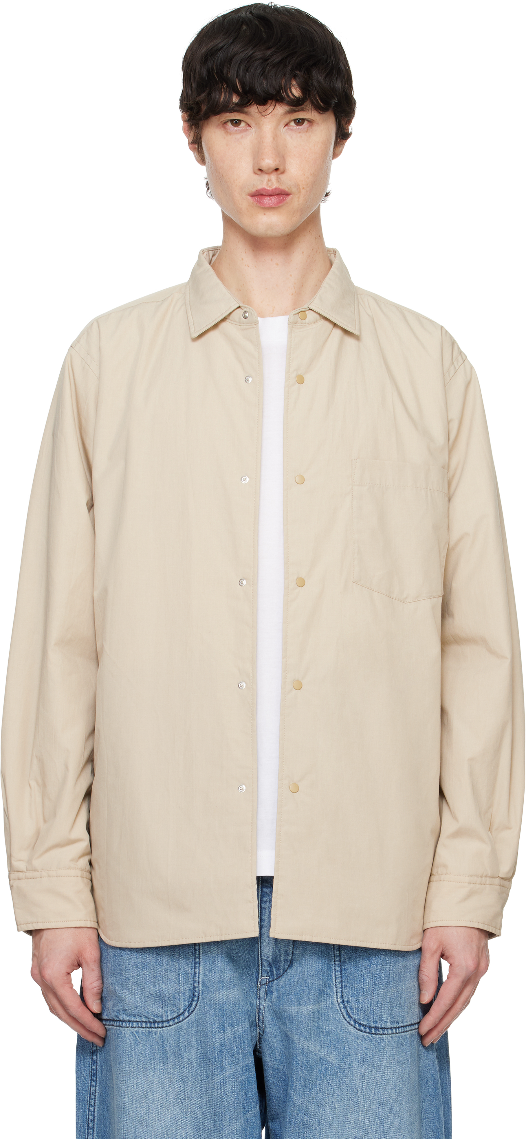 Navy Insulation Shirt Jacket