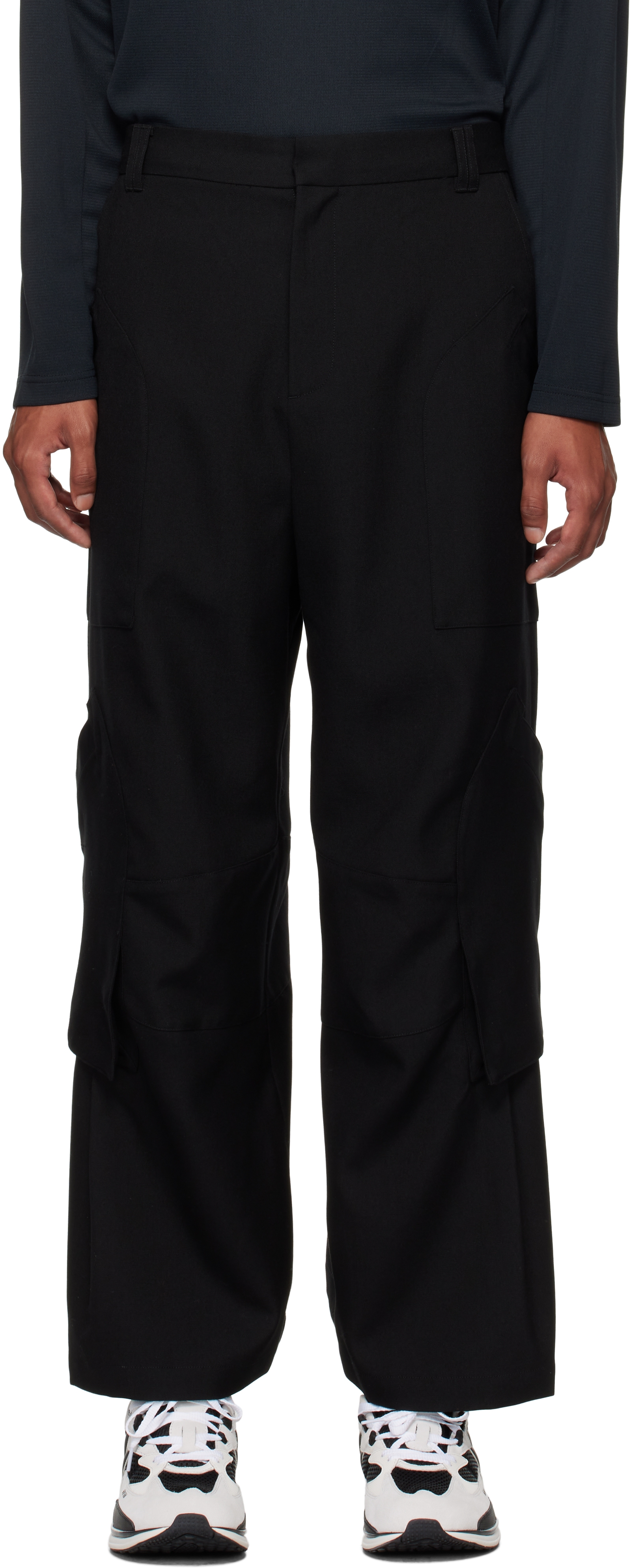 Shop Namesake Black Ronny Cargo Pants In Euphoric Black