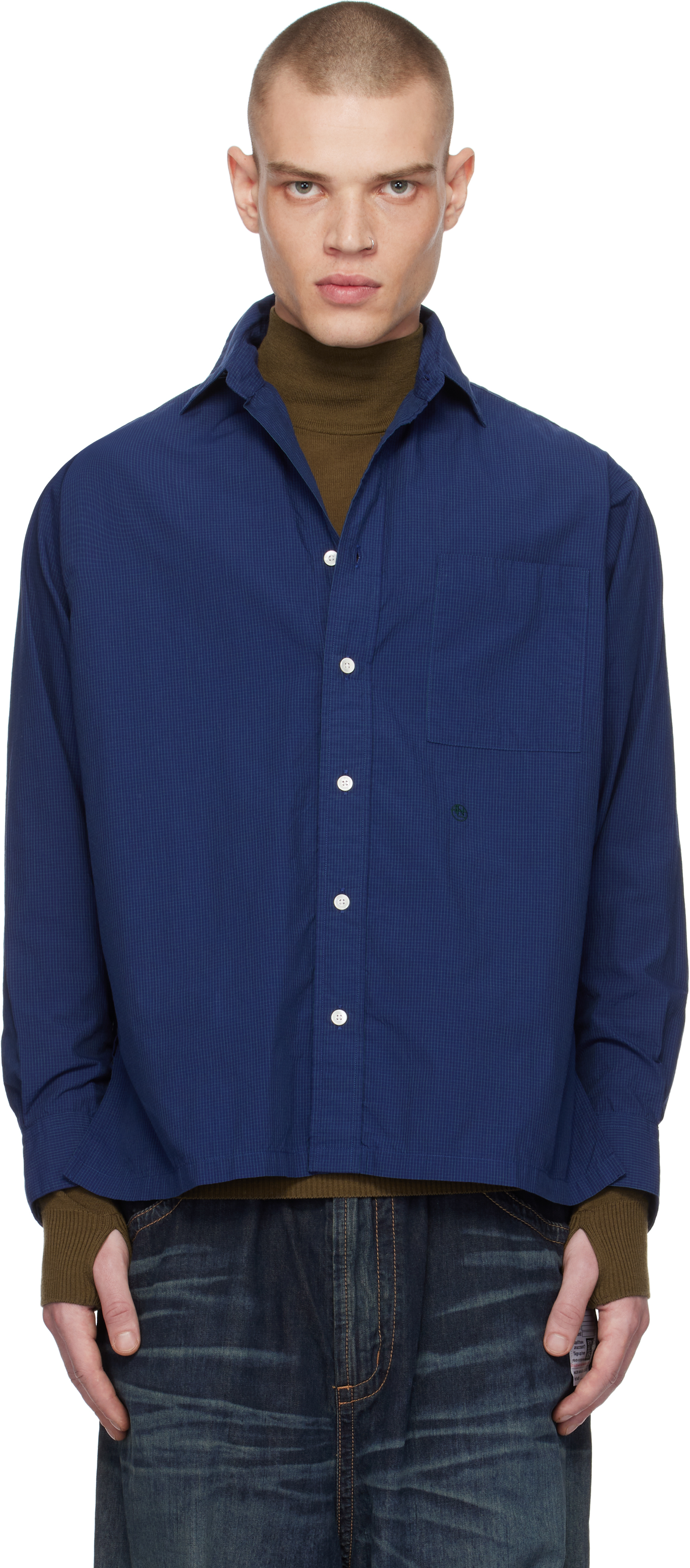 Navy Traditional Fit Shirt