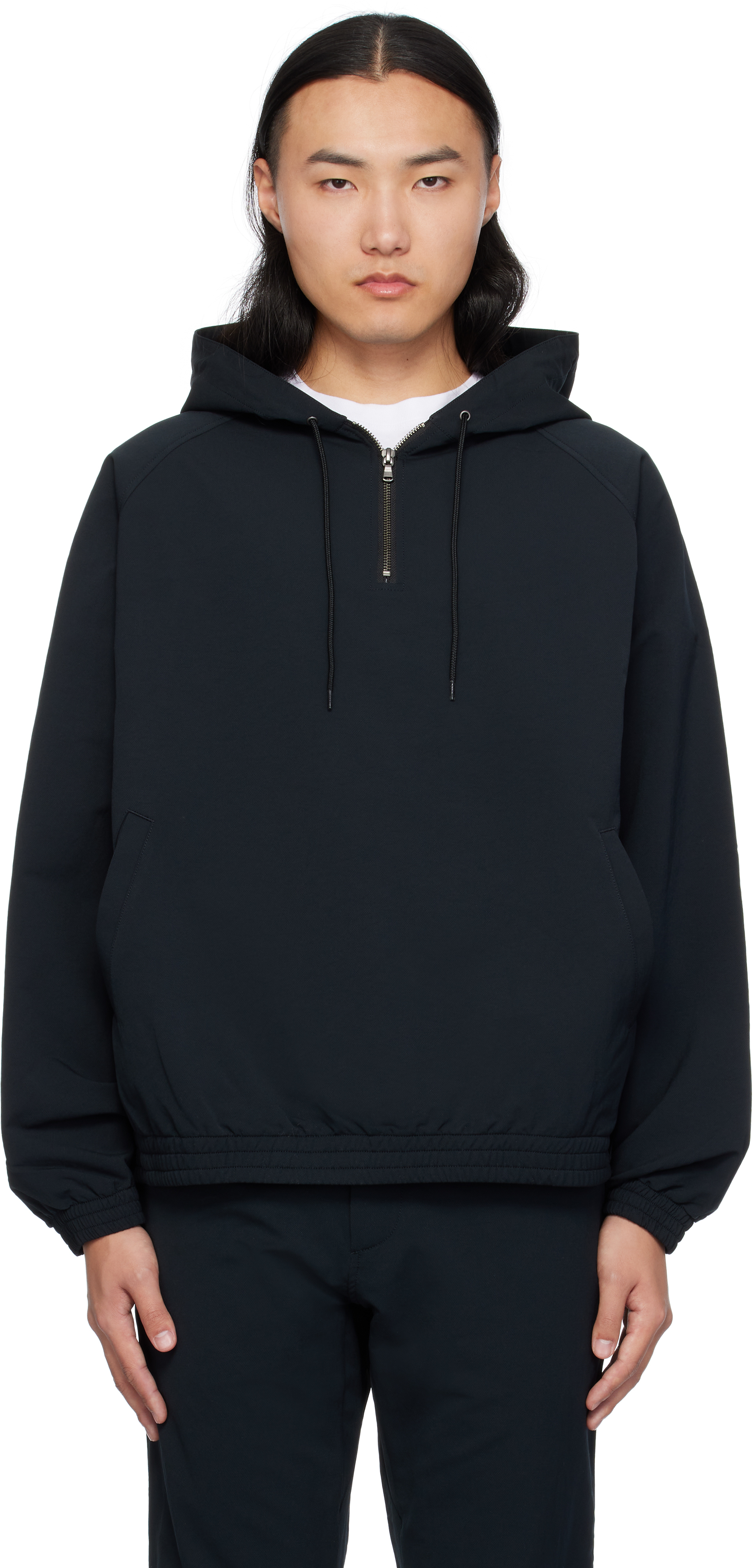 Black ALPHADRY Hoodie by nanamica on Sale Black ALPHADRY Hoodie by nanamica on Sale