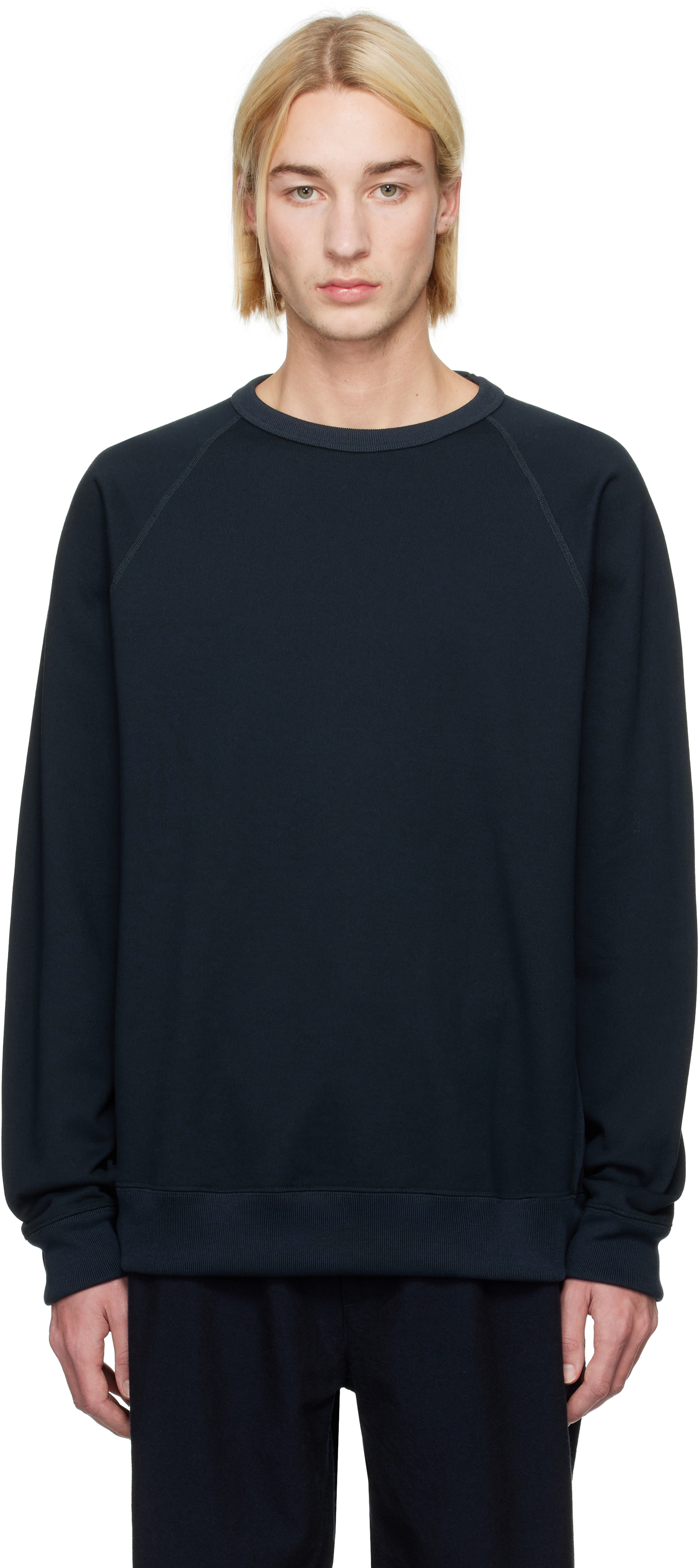 Navy Crew Neck Sweatshirt