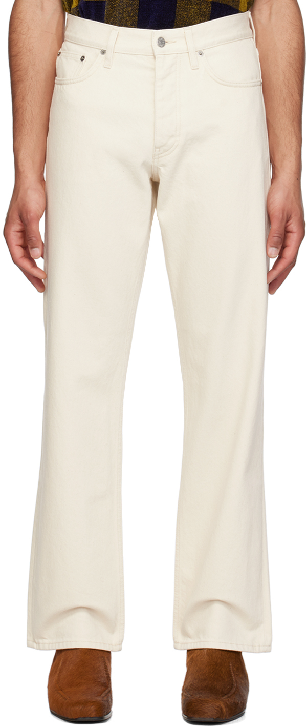 Sunflower Beige Loose Jeans SSENSE