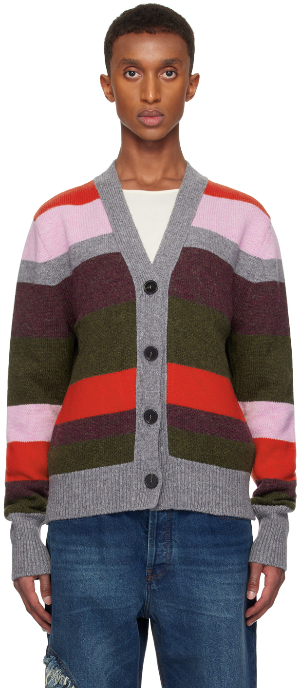 Multicolor Studious Cardigan