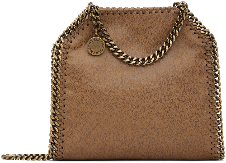 Shop Stella Mccartney ブラウン タイニー Falabella バッグ In 2200 Pecan