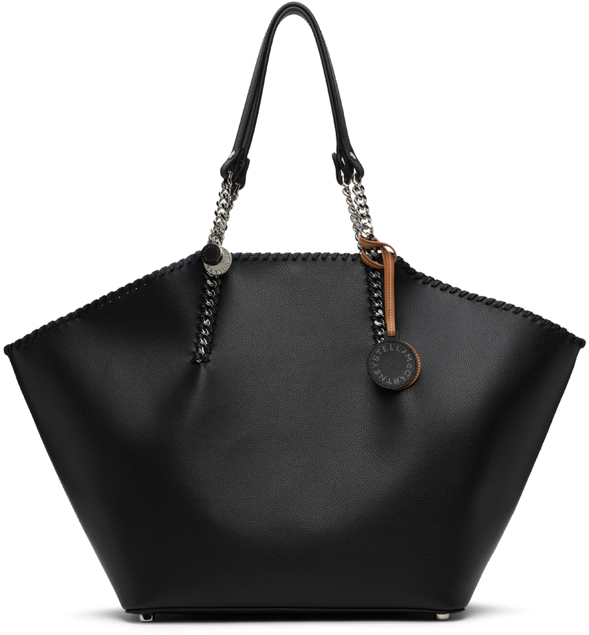 Shop Stella Mccartney ブラック Falabella Re-edition トートバッグ In 1000 Black