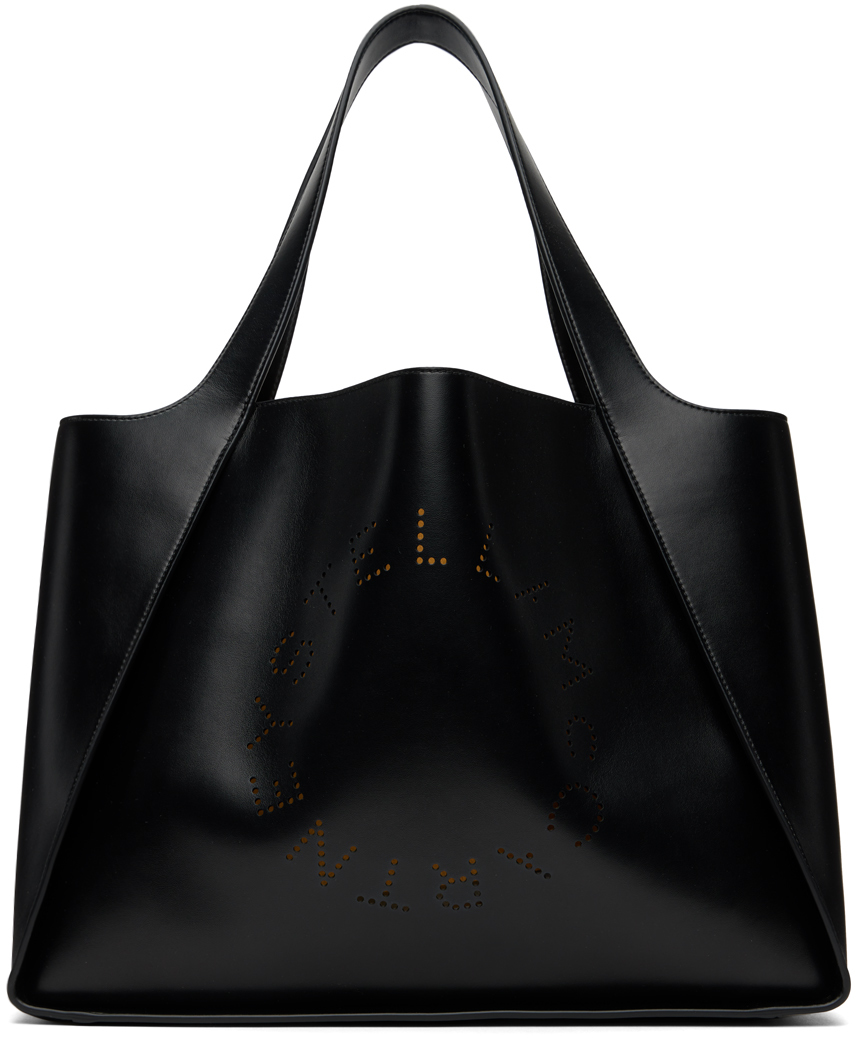 Stella McCartney: Black Logo Tote | SSENSE