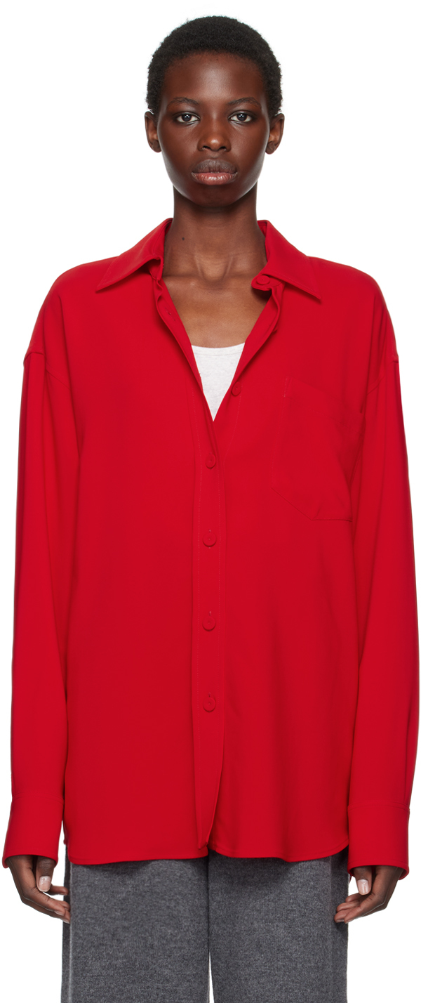 Red Iconic Oversized Shirt