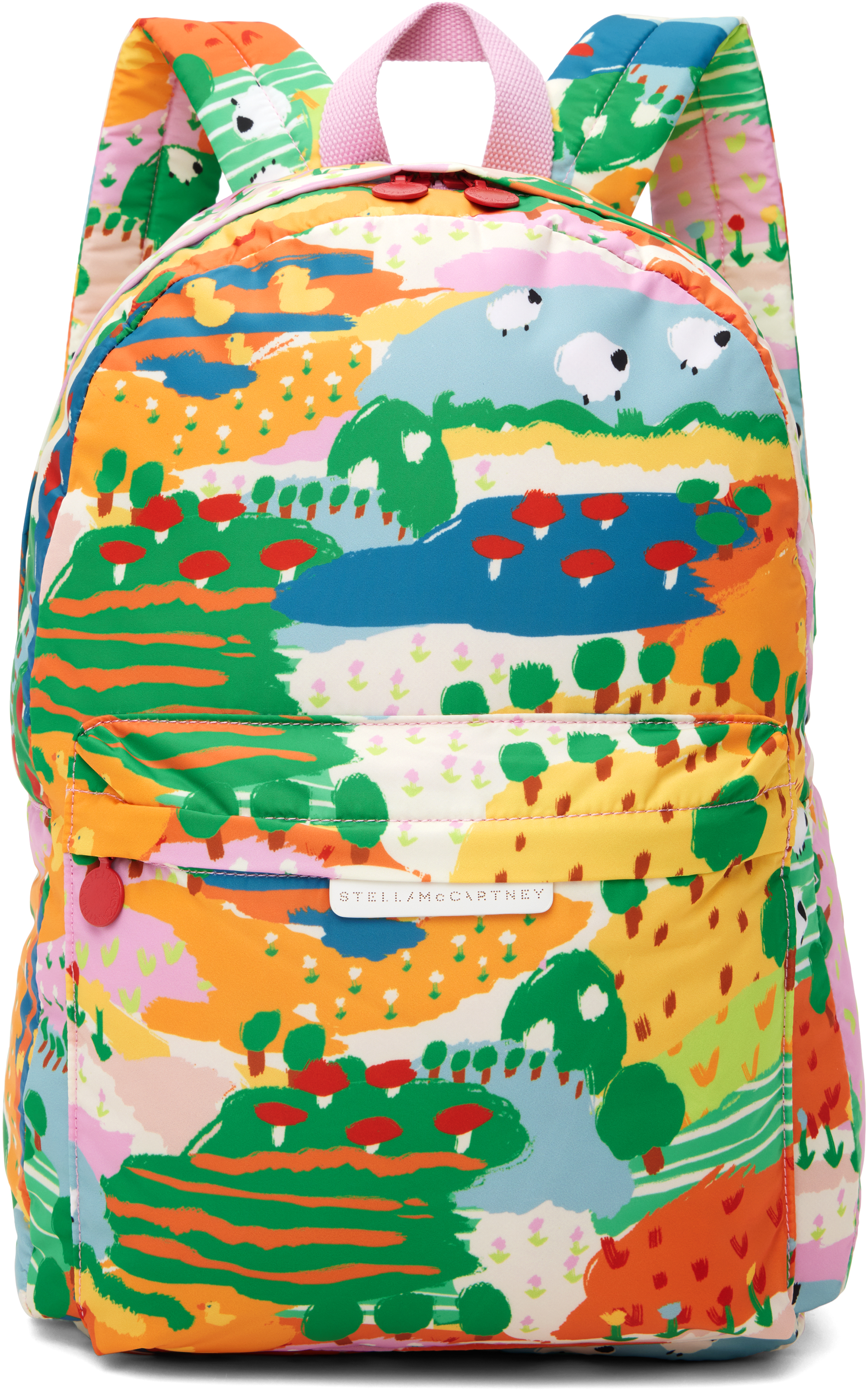 Stella Mccartney Kids Multicolor Doodly Farm Land Backpack In 999mc Multi