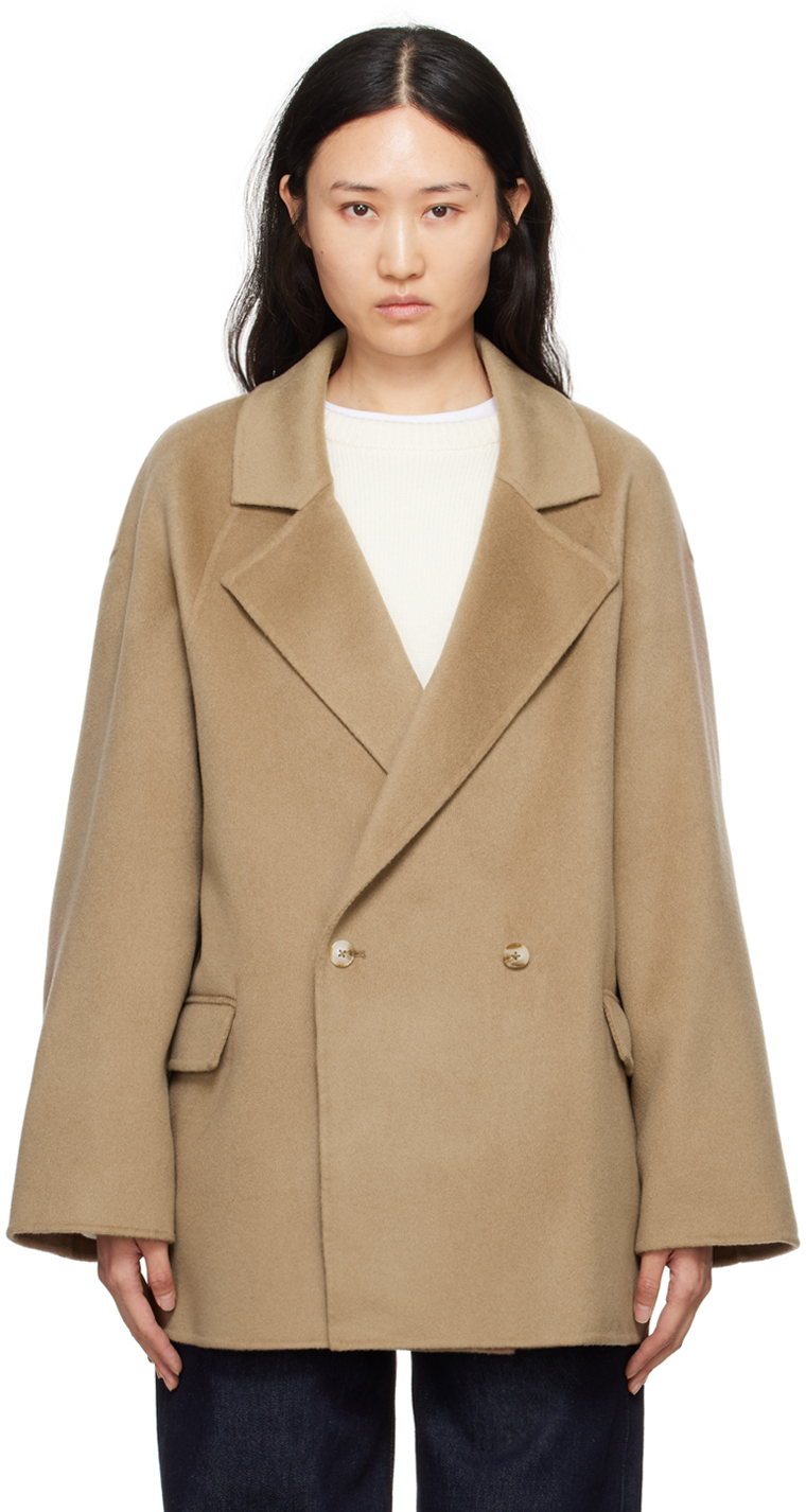 Shop Loulou Studio Taupe Gary Coat