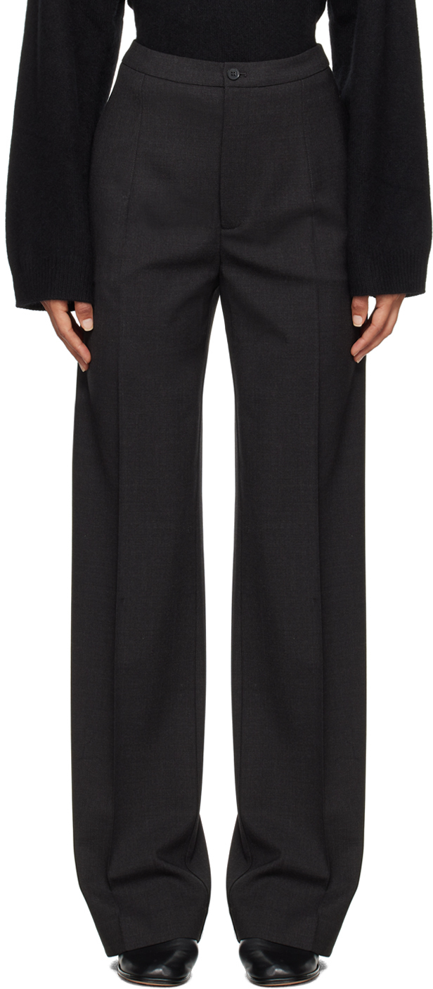 【関税込み】Loulou Studio Trousers Gray Vys Trousers by Loulou de Saison on Sale