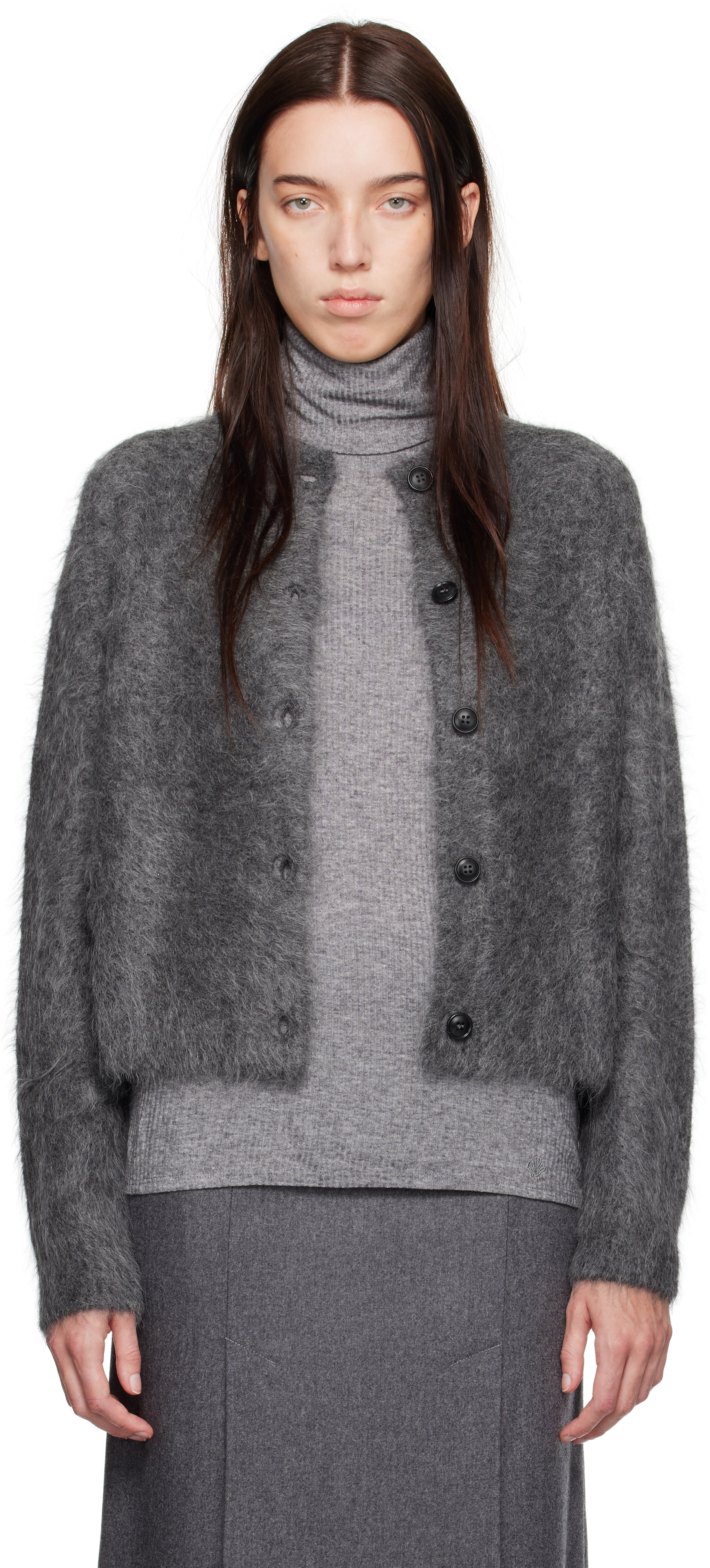 Loulou de Saison: Gray Arsen Cardigan | SSENSE