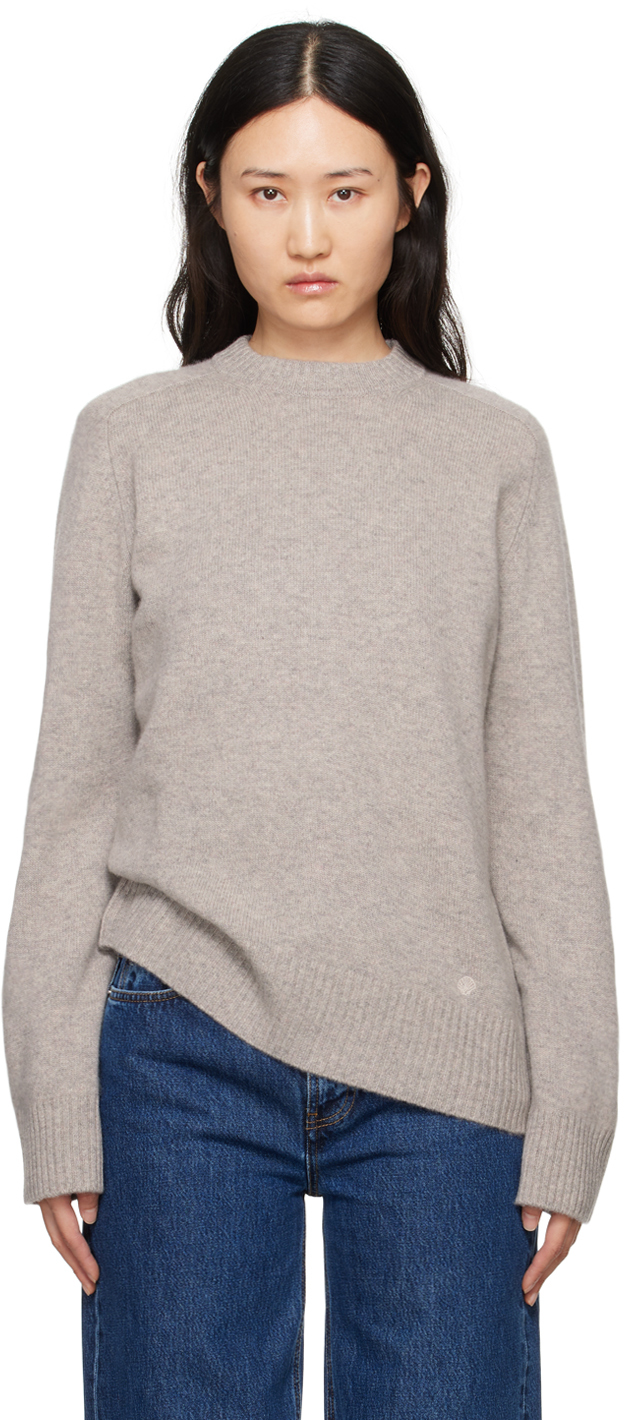 LOULOU STUDIO TAUPE BALTRA SWEATER 