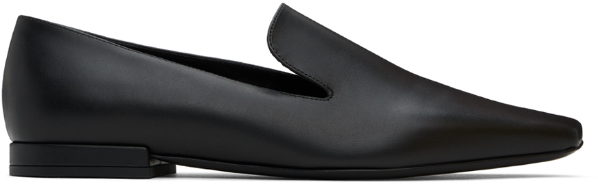 Shop Loulou Studio Black Carole Loafers