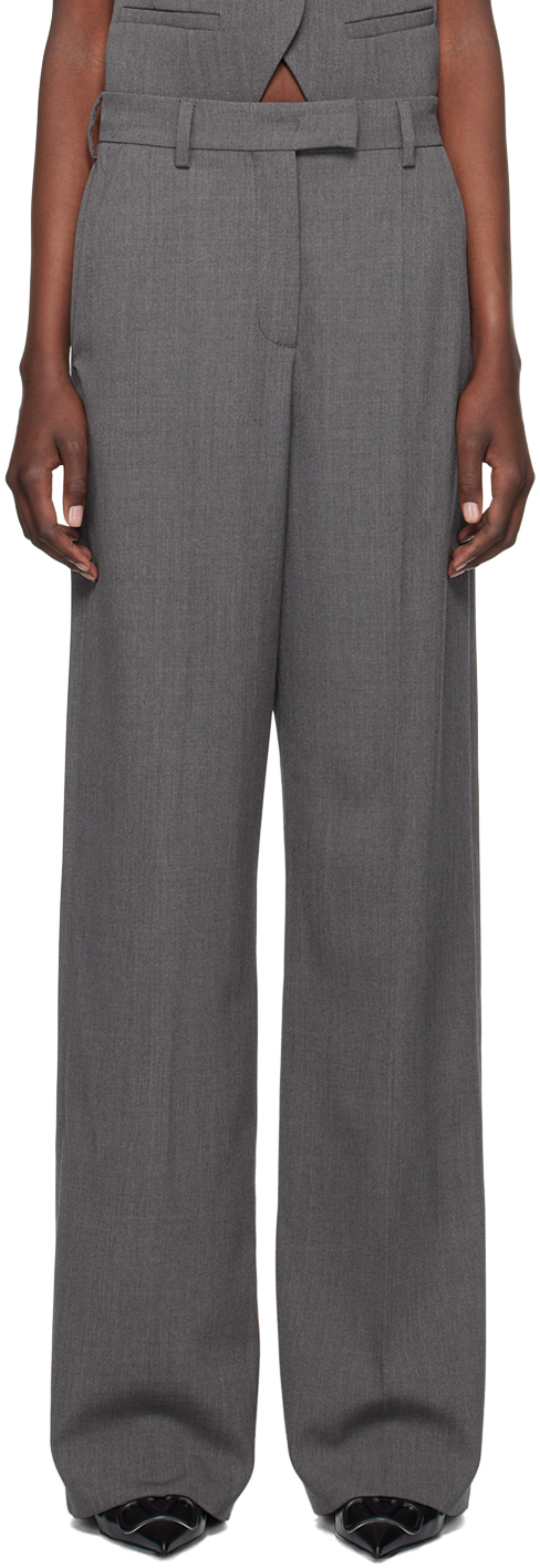 Gray Wool Trousers