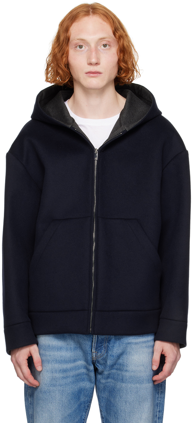 【関税込み】Valentino ネイビー カシミヤ コート VALENTINO 極美品◎VALENTINO ヴァレンティノ 21AW WB3CA5U515E