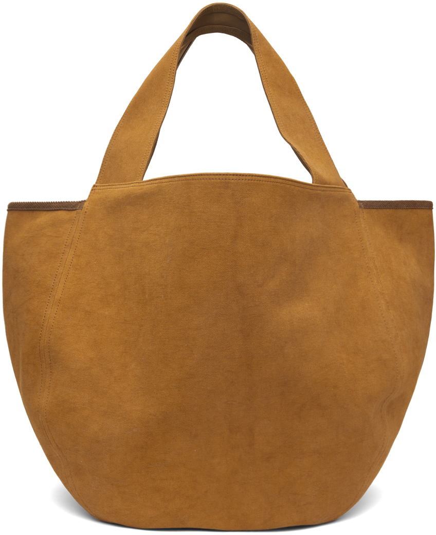 Tan Maxi Canvas Tote