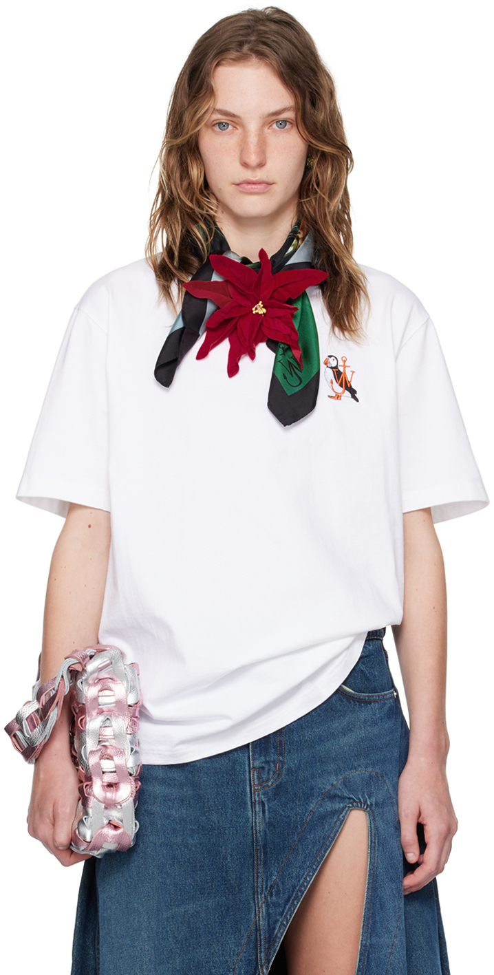 JUDY SANDERSON WHITE REGULAR T-SHIRT