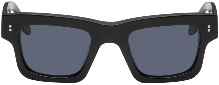 SSENSE Exclusive Black Rectangle Sunglasses