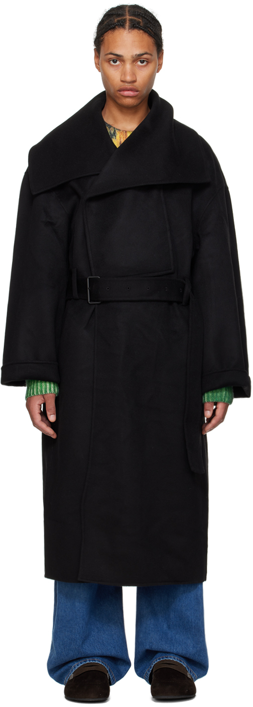 Black Wrap Coat