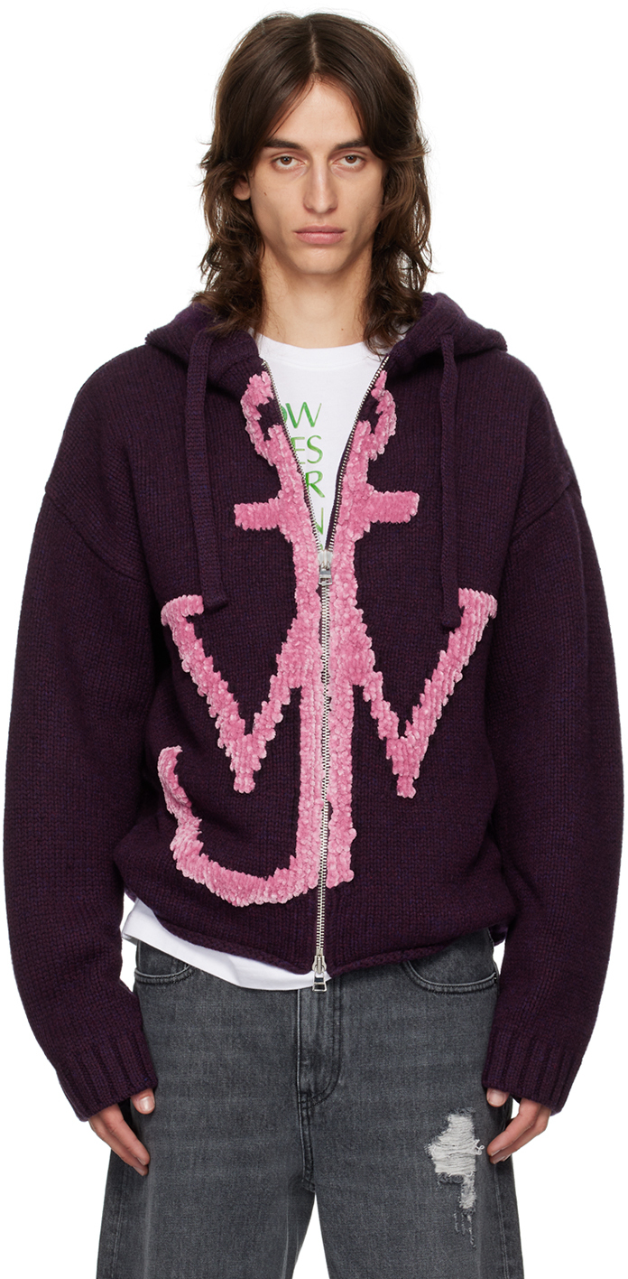 Purple Anchor Hoodie