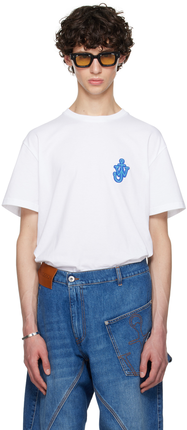 White Anchor Patch T-Shirt