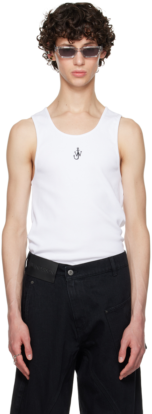 Black Anchor Logo Tank Top