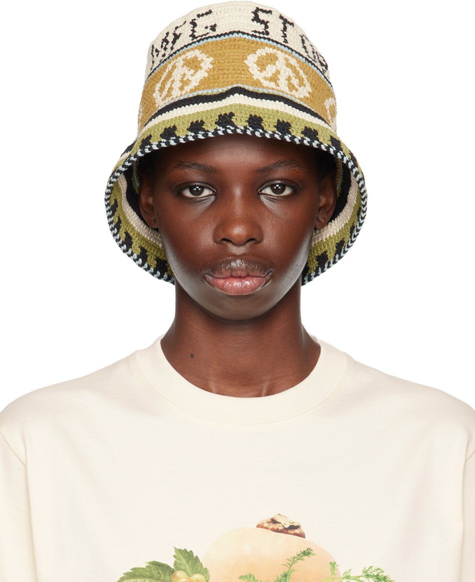 Beige & Khaki Brew Bucket Hat